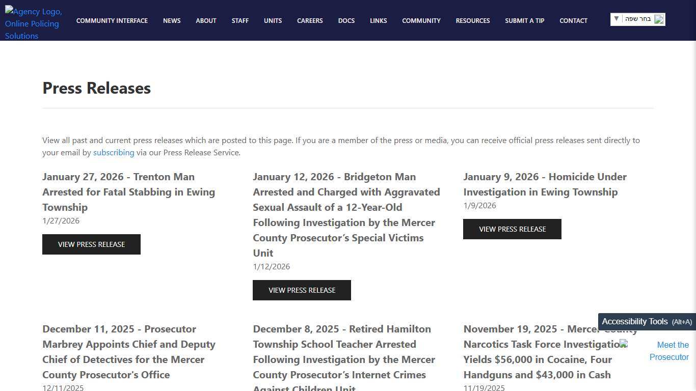 Mercer County Prosecutors Office