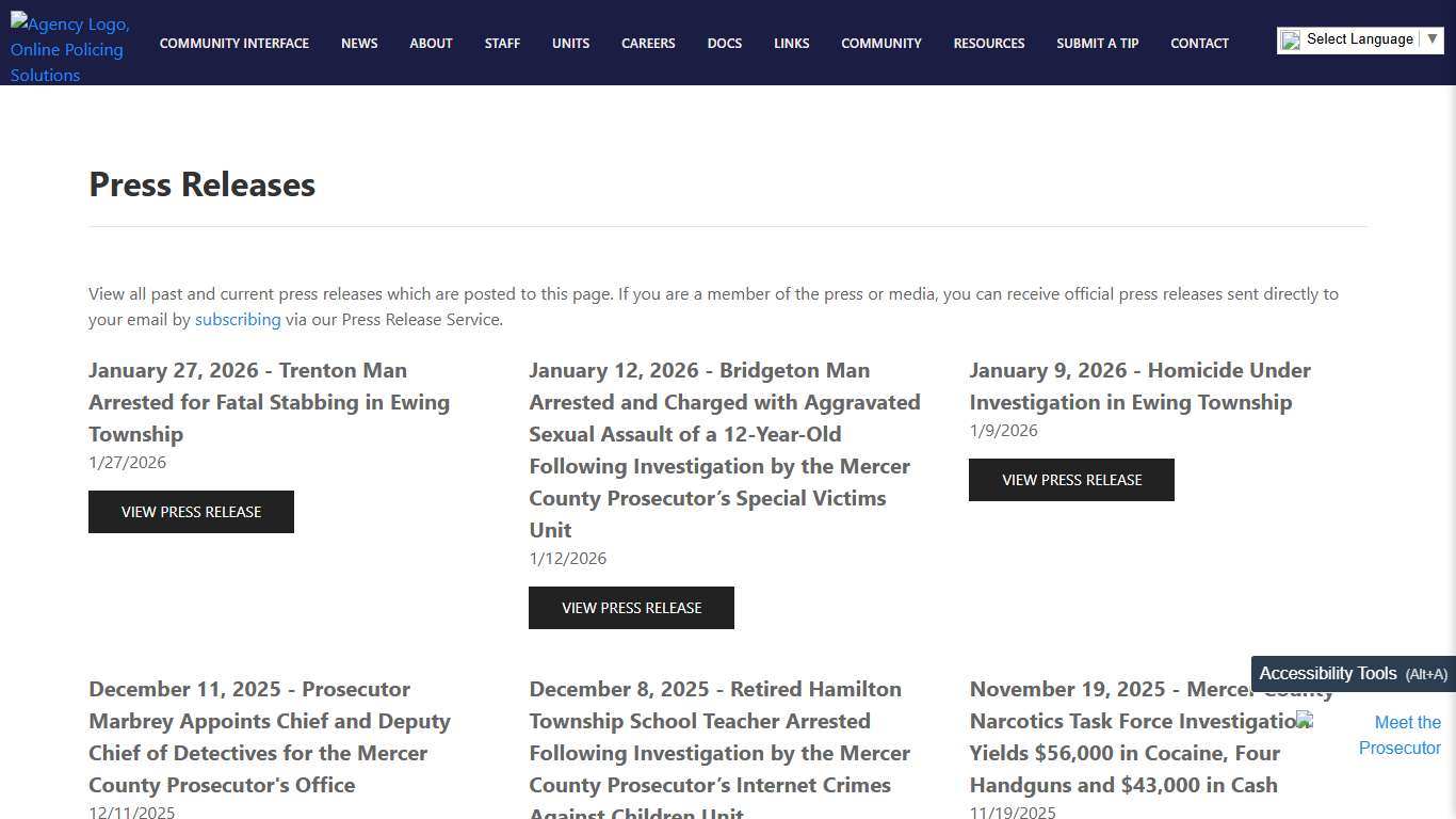 Mercer County Prosecutors Office